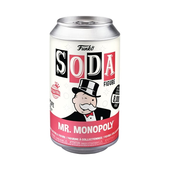 Funko Vinyl SODA: Monopoly- Mr. Monopoly w/(GR) Chase(IE) 1 in 6 Chance of Receiving A Chase Variant (Styles May Vary)