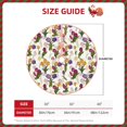 thumbnail image 2 of Gaeub Tulips Flowers Print Christmas Tree Skirt,Christmas Decorations,Round Xmas Skirt for Christmas Indoor Decorations Xmas Winter Holiday Party Supplies-36", 2 of 6
