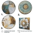 thumbnail image 3 of DESIGN ART Designart "White And Gold Mandala Ii" Boho Mandala Canvas Print 16 in. wide x 16 in. high, 3 of 5