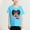 Light Blue, variant on Frwgonr Girls T-shirts Short Sleeve Shirts for Girls Kids T-Shirts Tees Summer Tops Size 3T-12, Black