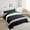 Black, variant on Erosebridal Oil Painting Comforter Sets,Abstract Artwork Comforters & Duvets,Black Pink Bedding Comforter Set,Lightweight Geometric Bedroom Decorative,Reversible,2Pcs