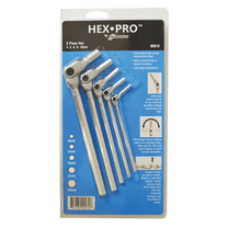Bondhus Corp. 5PC HEX PRO PIVOT HEAD METRIC HEX WRENCH SET