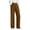 A46 Brown, variant on Xdegoge Ribbed Elastic Waist Wide Leg Pants for Women High Rise Flowy Trousers with Pockets Comfortable Casual Fall & Winter Wear