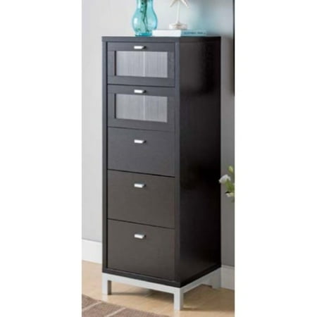 Wrought Studio Hodge Utility 5 Drawer Chest Walmart Com