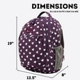 thumbnail image 4 of J World Boys and Girls Cornelia 18" Multi Compartment Laptop Backpack for School and Travel, Purple Heart, 4 of 6