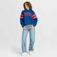 thumbnail image 3 of Women's Fanatics Royal Buffalo Bills Oversized Hometown Toss Sweep Mock Neck Pullover, 3 of 5