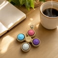 thumbnail image 2 of Silicone Fidget Popper Sensory Toy Stress Relief Push Portable Anxiety Calming Toy Early Educational Focus Activity Game for Kids Adults, 2 of 6
