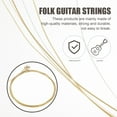 thumbnail image 4 of MasteelfCA 12Pcs Rust-proof Folk Guitar Strings Replacing Decorative Guitar Using Strings, 4 of 7