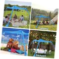 thumbnail image 6 of Highcool Beach Tent Sun Shade with , Beach Tent Sun with Sandbags, Poles and Ground Pegs and Anti-Wind Ropes for Outdoors, Camping,, 6 of 7