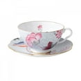 thumbnail image 2 of Wedgwood Harlequin Collection - Cuckoo - Tea Cup and Saucer - Blue, 2 of 2