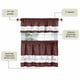 thumbnail image 5 of Set de cortinas para ventana Achim Home Decor Live Love Laugh, 5 of 6
