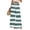Dark Green, variant on WTOBBY Women's Striped Print Wide Leg Pants Featuring High Waist Drawstring Loose Casual Design with Functional Pockets for Fashionable Wear ,Dark Green L