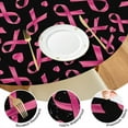 thumbnail image 4 of Breast Cancer Round Fitted Tablecloth with Elastic Edge,Dining Table Cover Waterproof,Outdoor Round Tablecloth for Camping,Dining,Indoor and Outdoor, 4 of 7