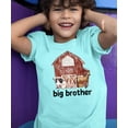 thumbnail image 2 of Big Brother Barn Farm Animals Shirt for Sibling Reveal Baby Announcement Outfits Chill Shirt 4T, 2 of 6
