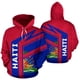 thumbnail image 3 of Sudadera con capucha para hombre y mujer, diseño retro de la isla de Haití, con la bandera del país haitiano, impresión 3D, con capucha, estilo urbano, 3 of 5
