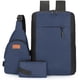 thumbnail image 1 of Mochila Shendy Vendy Backpack Impermeable Set De 3pzs Con Riñonera Y Puerto Usb, 1 of 6