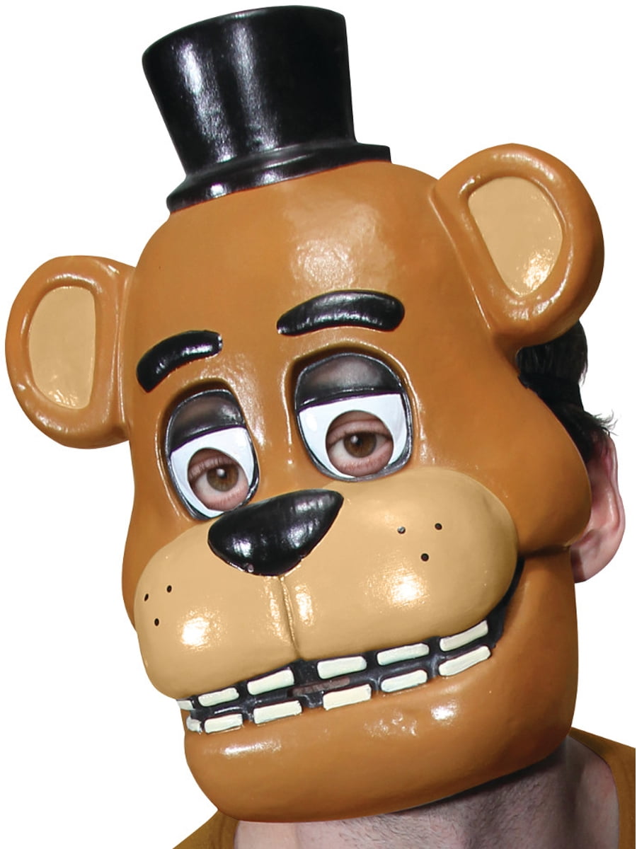 Five Nights at Freddys Adult Halloween Mask Freddy With Tag for sale online