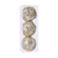thumbnail image 6 of Hvmvliv Champagne-colored Sparkling Sequin Christmas Ball Tree Decoration Metallic Finish Ornament White, 6 of 6