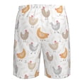 thumbnail image 6 of Naloa Funny Chicken Men's Beach Shorts, Surfing shorts, Swim trunks, Quick Dry Swim Trunks for Surfing Beach Fun -, 6 of 9