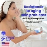 Copper Peptide GHK-CU Face Cream Moisturizing Face Lotion Anti Aging, Anti Wrinkle, Firming, Reduce Fine Lines 1.7 fl oz
