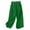 Green, variant on Seductiva Women Flowy Pants Linen Pants for Women Culottes Capris Wide Leg Palazzo Boho Pants Trousers Beach Pants Loose Fit