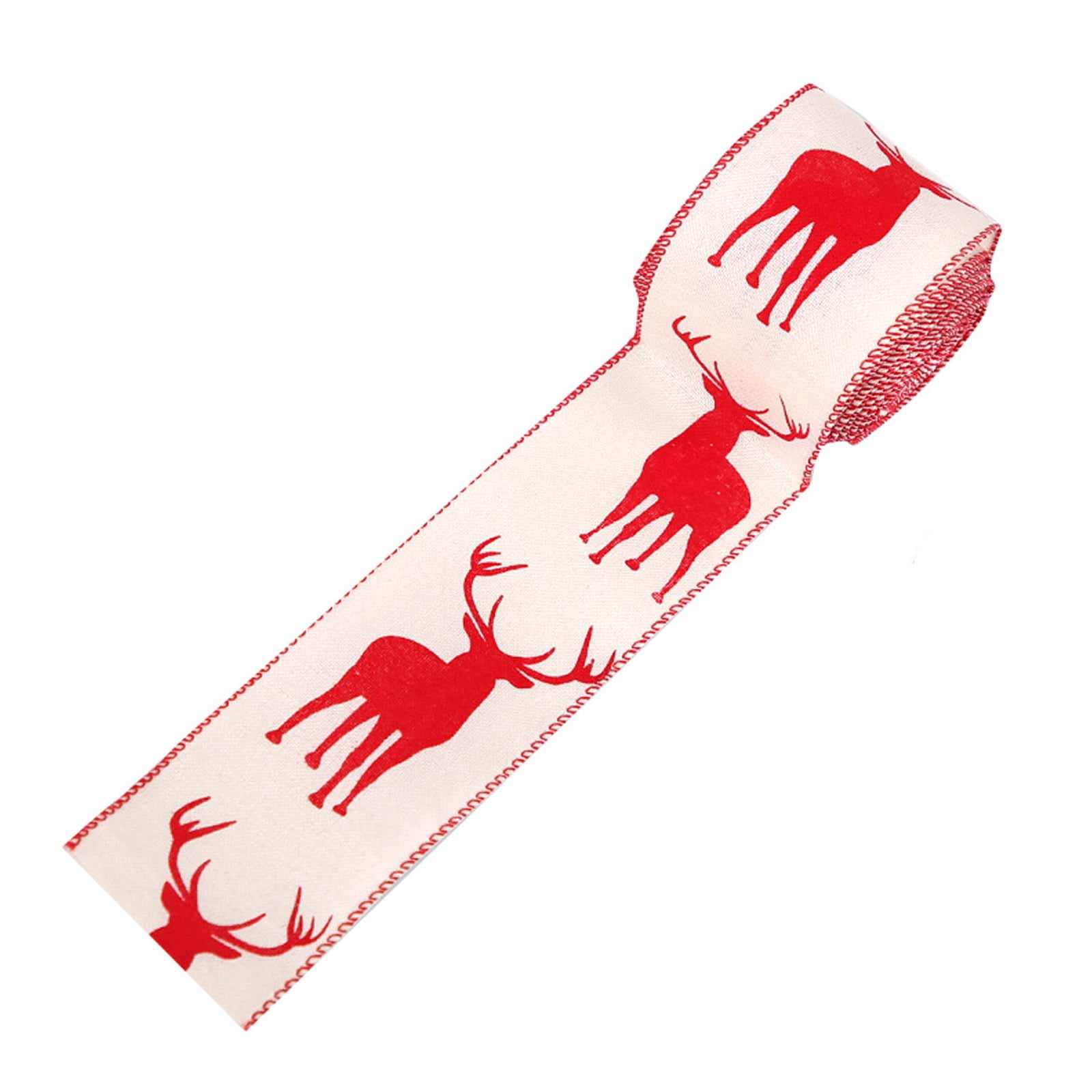 STEADY Christmas Ribbons Fabric Ribbon Gingham Ribbon Rustic Wrapping