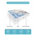 thumbnail image 5 of Quilts Twin Size, Blue Vintage Hydrangea Soft Comforter Bedding Set for Bed, Spring Retro Clock Butterfly Lightweight Quilted Bedspread with Pillow Cover(2 Pieces) for All Season, 68x86 Inch, 5 of 6
