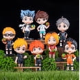 thumbnail image 2 of ¡8 piezas de Anime Haikyuu! Figura de Kenma Kozume Shoyo Hinata, Kotaru Bokuto Yu Nishinoya, modelo de muñeca, Juguetes Gong Bohan LED, 2 of 2