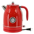 thumbnail image 5 of MegaChef 1.7 Liter Electric Tea Kettle and 2 Slice Toaster Combo in Red, 5 of 7