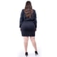 thumbnail image 3 of Vestido tipo blazer Roman Fashion /Tallas Extras, 7948 (Negro) negro 34, 3 of 6