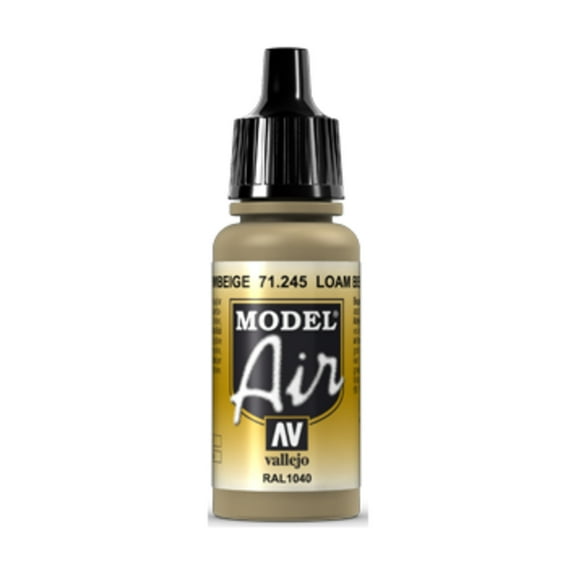 Vallejo 71245 Model Air Loam Beige Acrylic Paint 17ml