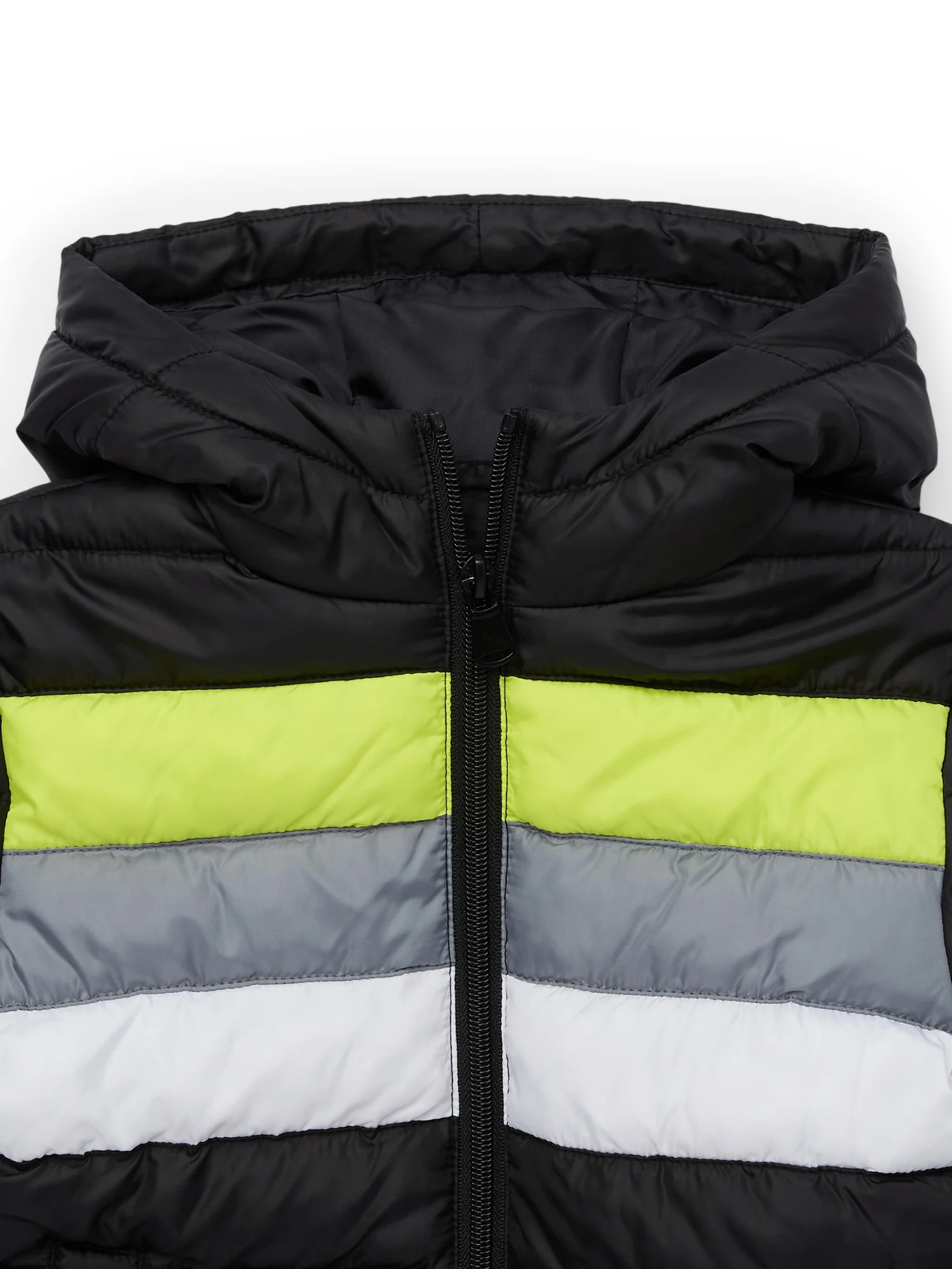 Ixtreme Boys Retro Stripe Quilted Hooded Puffer Jacket, Sizes 4-18