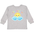 thumbnail image 3 of Inktastic Little Sunshine- cute sun rainbow letters Boys or Girls Long Sleeve Toddler T-Shirt, 3 of 5