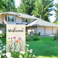 thumbnail image 3 of VOCHIC Welcome Spring Summer Floral Garden Flag 12x18 Double Sided,Bee Spring Garden Yard Flags for Outdoor House Seasonal Decoration (ONLY FLAG), 3 of 7