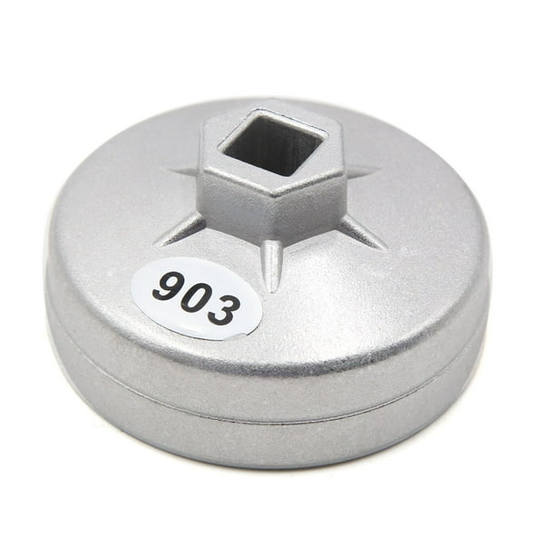 Aluminum Alloy 14 Flute 76mm Inner Dia. CapType Oil Filter Wrench for
