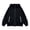 Black, variant on BXJX Boys Cotton Hoodies, Zip up Long Sleeve School Outdoor Fall Jackets with Drawstring Gray Size 10-12 T