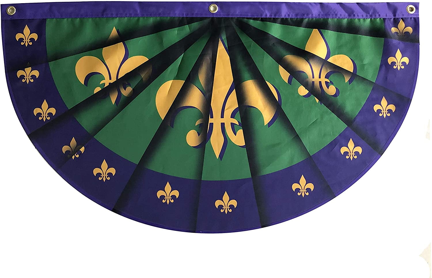 mardi gras bunting flag
