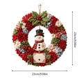 thumbnail image 5 of Christmas Wreath DIY Kit,Christmas Wreath Making Kit for Beginner & Adults, Fabric Craft Kit,DIY Holiday Decor, Handmade Christmas Art Project Gift, 5 of 8