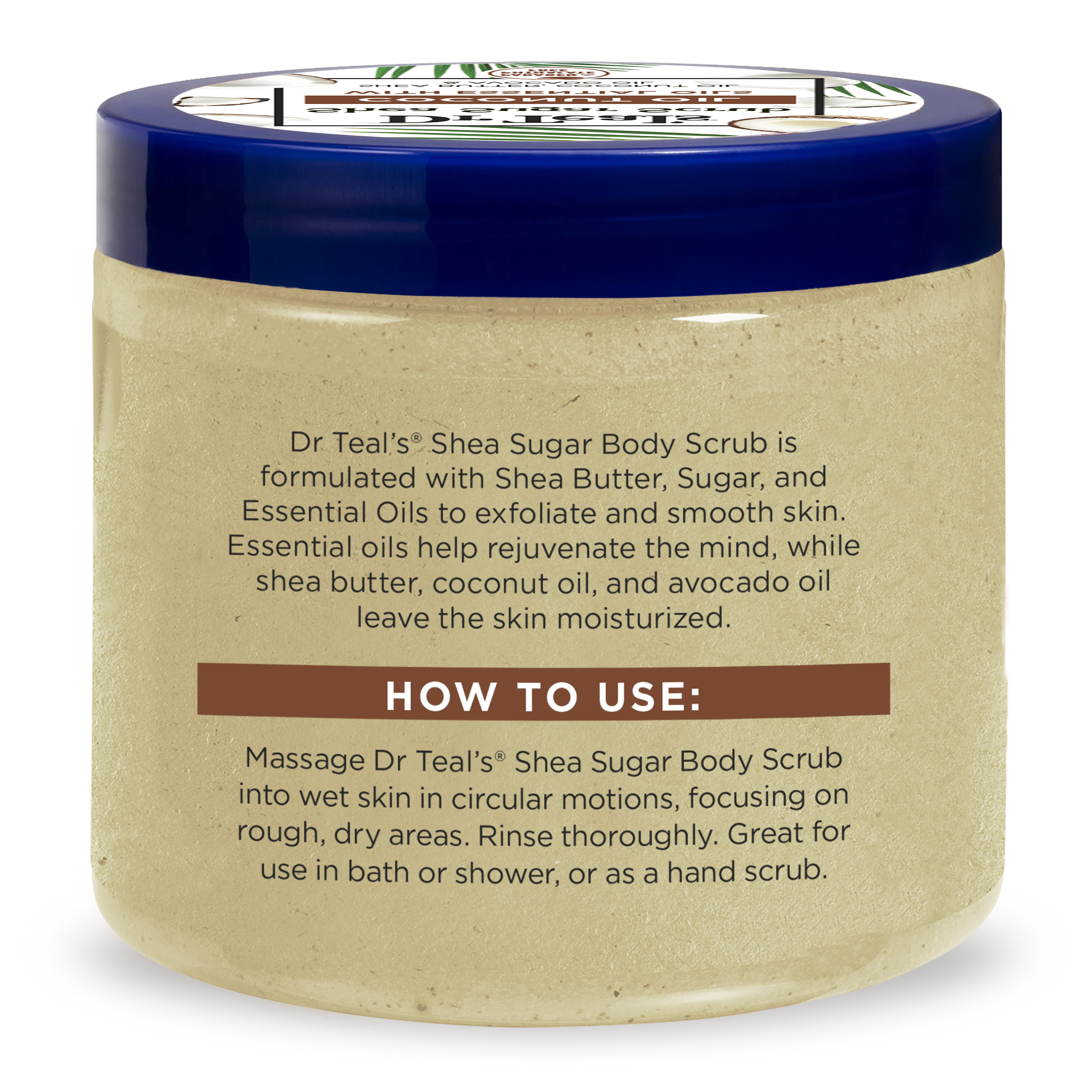 Dr Teal's Shea Sugar Body Scrub with Coconut Oil photo 5