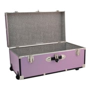 Seward Trunks 30 Trunk with Wheels and Lock in Orchid Pink