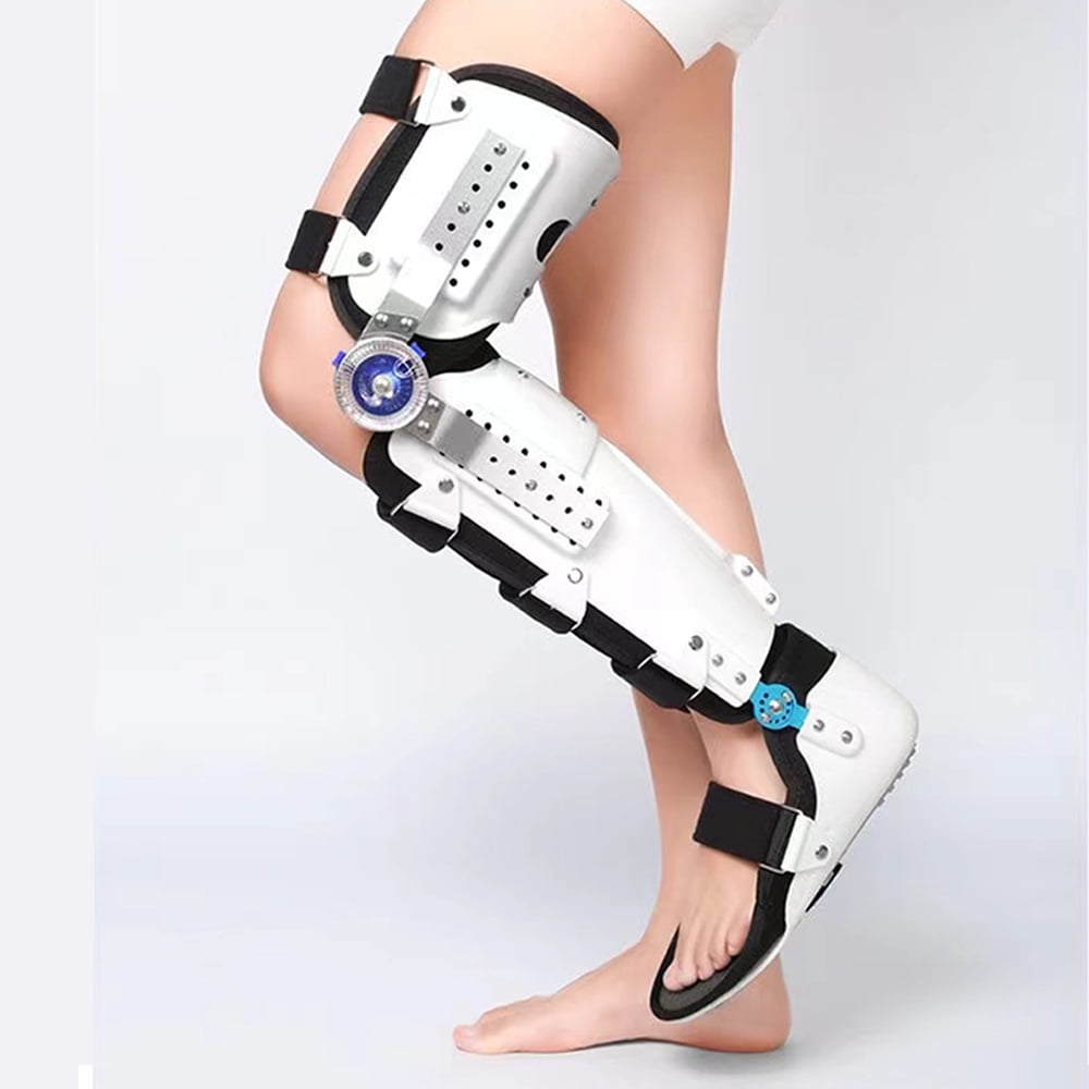 Knee Brace for Post-Op Immobilization & Stabilization, Adjustable Collateral Bars, Widely Used in US Hospitals, Mid-Range ALL (Knee brace)