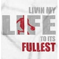thumbnail image 2 of Living Life Its Fullest Basketball Men's Long Sleeve Tee T Shirt Brisco Brands S, 2 of 5