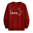 thumbnail image 6 of PNTUTB Crew Neck Long Sleeve Casual Sweatshirts for Men Loose Classic Pullover with Valentine's Day Fashion Print, 6 of 6