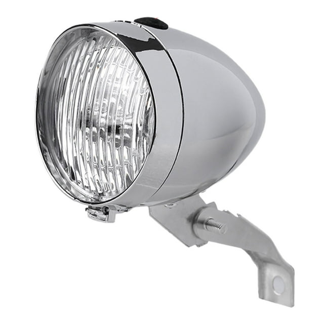 Retro Bikes Headlight Rechargeable 3 LED Classic Bikes Light with M Ounting Bracket Stylish Vintage Headlamp for Night Riding and Trips Durable Front Light for Visibility