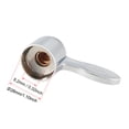 thumbnail image 4 of Unique Bargains Robinet Levier Poignée 30mm Dia Unique Levier Poignée de Remplacement Ton Argent 4pcs, 4 of 4