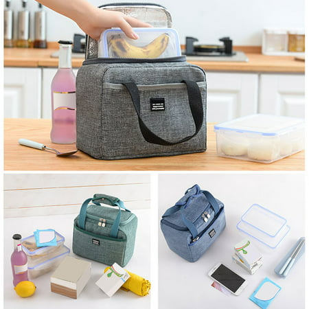 Children Lunch Bag insulated Lunch Box, Lunch Organizer Cooler Bags for School Work/Girls Boys Kids Student Women, Travel Lunch Tote,
