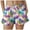 Light Purple, variant on larppty Women's Tropical Floral Parrot Print Swim Trunks Quick Dry Beach Board Shorts with Pockets and Drawstring(Light Purple, XXL)