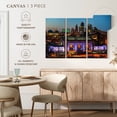 thumbnail image 4 of Elephant Stock Union Station And Downtown Kansas Wall Art - Horizontal Multi Panel Canvas - Living Room Wall Decor - Places Multi Panel - Blue And Gray Decor - 38" x 24", 4 of 4