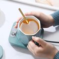 thumbnail image 4 of 10 Black Calentador inteligente para tazas de café, calentador de té y café, alfombrilla, mesa adecuada para la mayoría de las tazas, 4 of 5