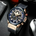 thumbnail image 6 of CURREN Luxury Branded Casual Sport Chronograph Watches for Men Leather Quartz Luminous Wristwatch Creative Design Clock, 6 of 6